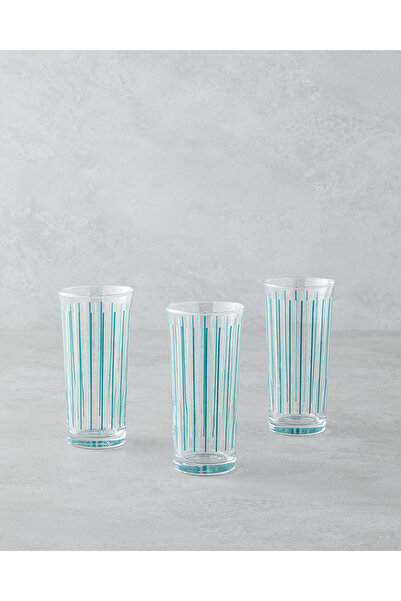 English Home Lily Cam 3'lü Bardak 290 ml Yeşil