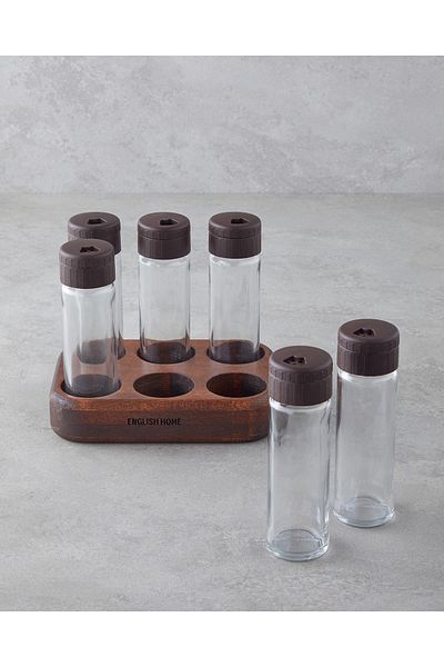 English Home 6-Strong Belita Glass Spicy Natural 12.5X17.5 cm