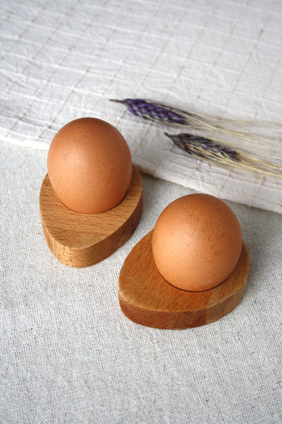 Sodo Home 2 Adet Ahşap Yumurta Sunumluk Yumurtalık Sofra Sunumu Organizer