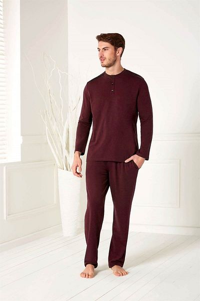 Doreanse Men's T-Shirt and Pants Dressing Gowns Set 3 Pieces - Tk 4500