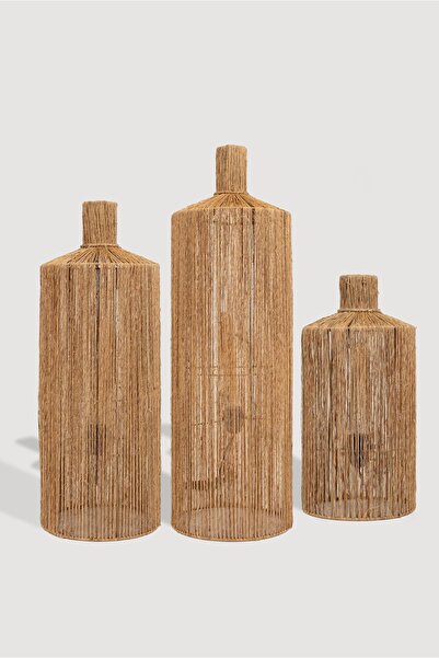 Genel Markalar 3'Lü Set Kahverengi Lambader