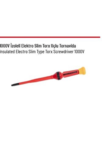İzeltaş İZELTAŞ 1000 V İZOLELİ ELETROSLİM TORX UÇLU TORNAVİDA T20