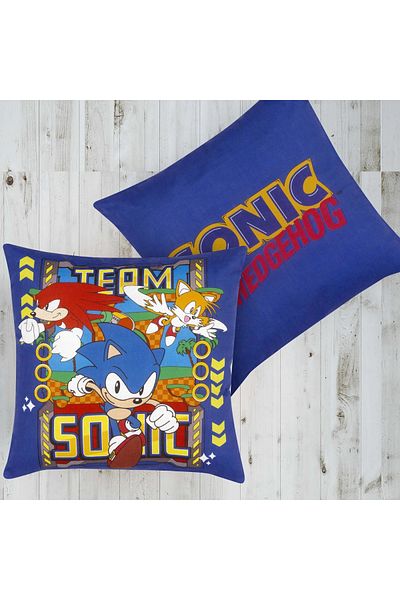 Taç Sonic Classic New Season Licensed Double Face Patterned Pillow - 1 Piece 40X40 cm