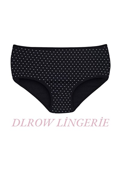 DLROW Chiloți pentru femei cu talie înaltă, pachet de 7