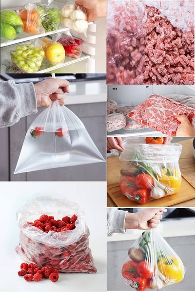 Özkan Ambalaj Temizlik 25X42 cm Refrigerator - Meat and Groceries Pulses Bag, Receives 3 kg Products