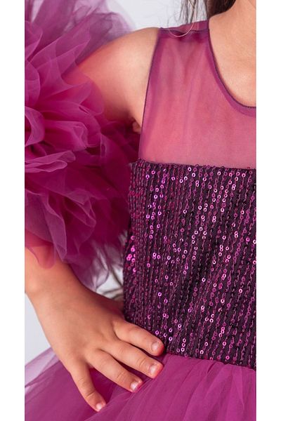 Little Pumpkin Sequin tutu birthday & wedding girl kids evening dress