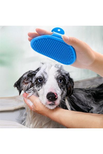 omilife Adjustable Pet Silicone Washing and Hair Collection Apparatus