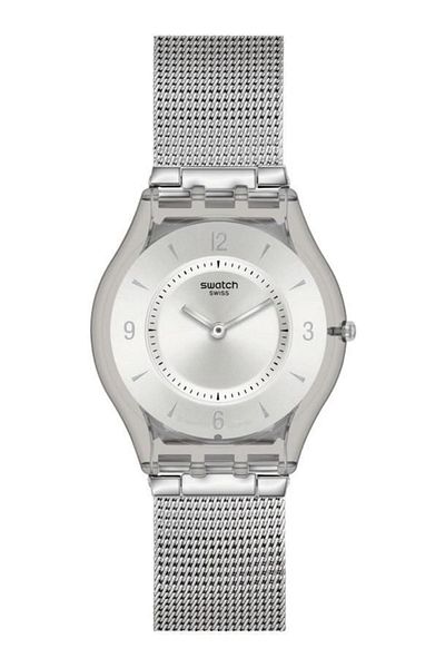 Swatch Ss08m100m Metal Knıt Agaın Wristwatch