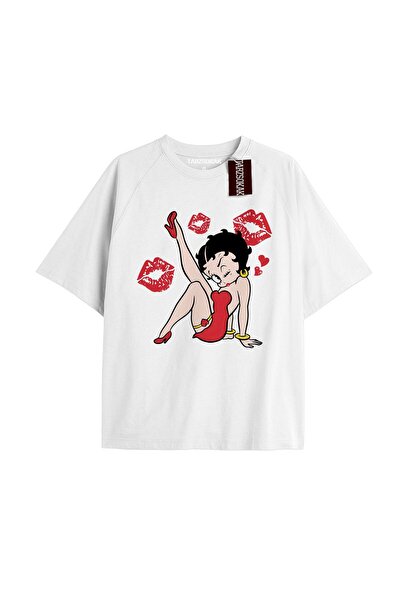 TIMESWASTINGIRL Tricou Betty Boop Y2k