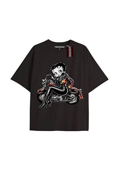 TIMESWASTINGIRL Tricou Betty Boop Y2k