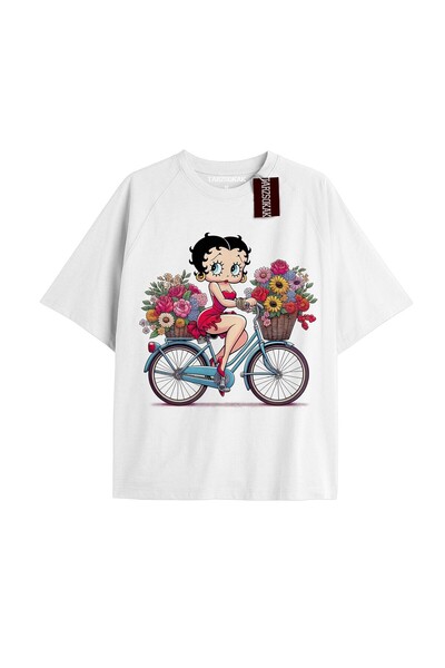 TIMESWASTINGIRL Tricou Betty Boop Y2k