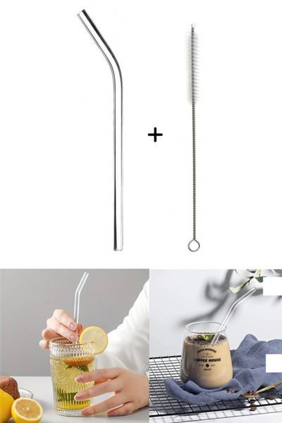 omilife Termosilikat Isıya Dayanıklı Bardak Cam Pipeti Temizleme Fırçası 1 Ad...