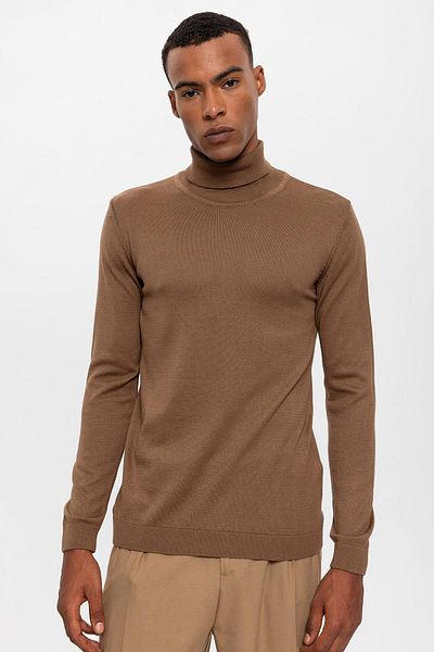 Antioch Light Brown Full-Top Men's Knitwear