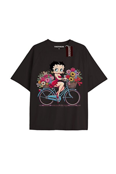 TIMESWASTINGIRL Tricou Betty Boop Y2k