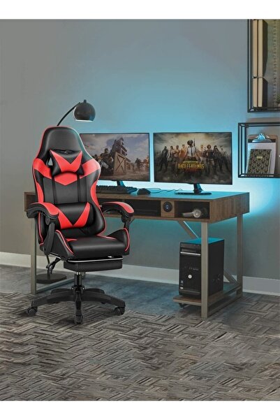 Cady One Gaming Chair Adjustable  Leather Back Lumbar Support Comfortable Armrest Headrest