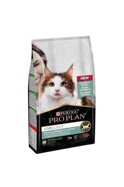 Pro Plan Liveclear Somonlu Alerjen Azaltan Kısırlaştırılmış Kedi Maması 1,4 Kg