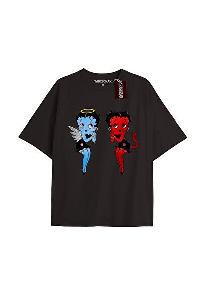 TIMESWASTINGIRL Y2k بيتي بوب تي شيرت