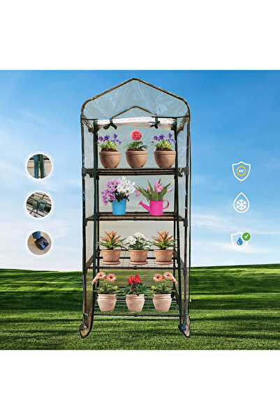 Gardener 16040 4 Katlı Portatif Bahçe Serası