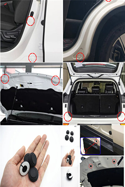 omilife Araba Kapı Darbe Ve Ses Emici Kapı Kaput Bagaj Çarpma Önleyici Ped 10...