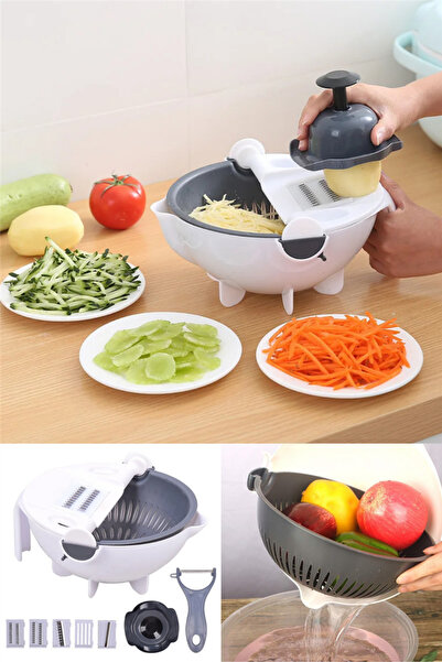 omilife مبشرة عملية متعددة الأغراض مع مصفاة ومفرمة فواكه وخضروات ومبشرة مطبخ ...