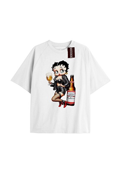 TIMESWASTINGIRL Y2k بيتي بوب تي شيرت