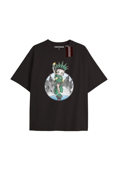 TIMESWASTINGIRL Tricou Betty Boop Y2k