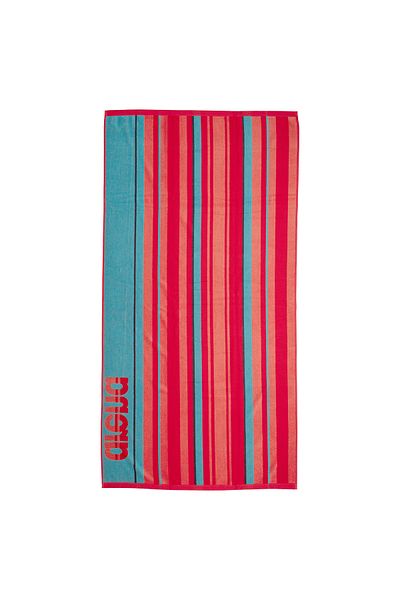 ARENA Beach Towel Multistripes II Unisex Kırmızı Antrenman Havlu 007302200