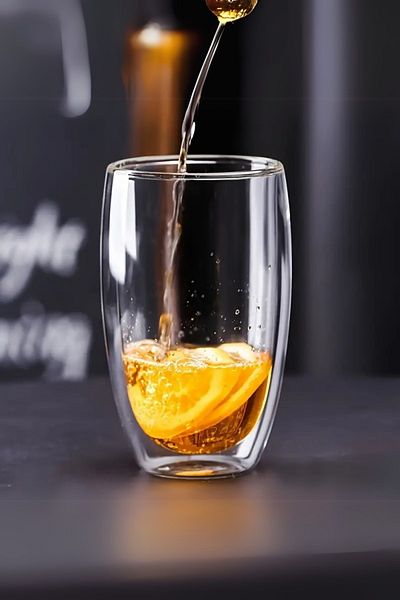 Mithra Life Heredot 500 ml Double Glass Double Walled Glass