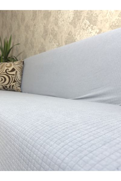 UYMALL Lycra Flexible 3 Seater Grey Elastic Sofa Cover |   Elastic Seat Cover |   Seat Cover