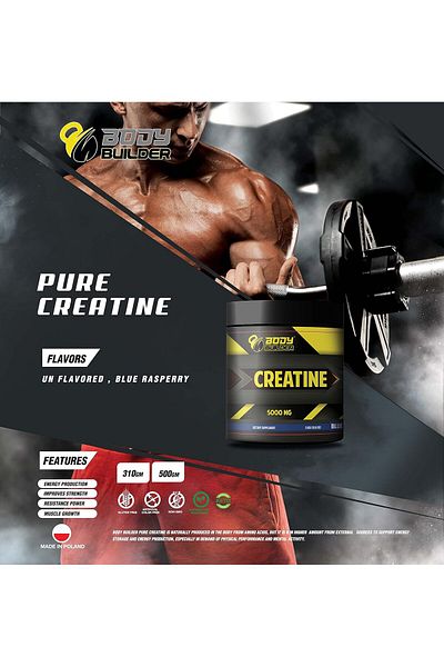 Body Builder Creatine Unflavoured 300G