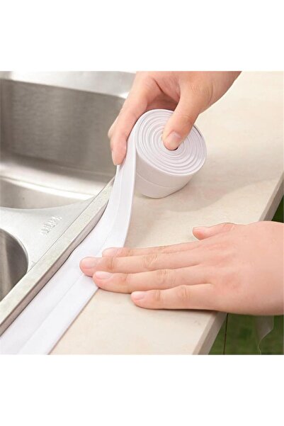 omilife 3,2 Mt Gri Renk Su Sızdırmaz Geçirmez Bant Lavabo Küvet Tezgah Kenar ...