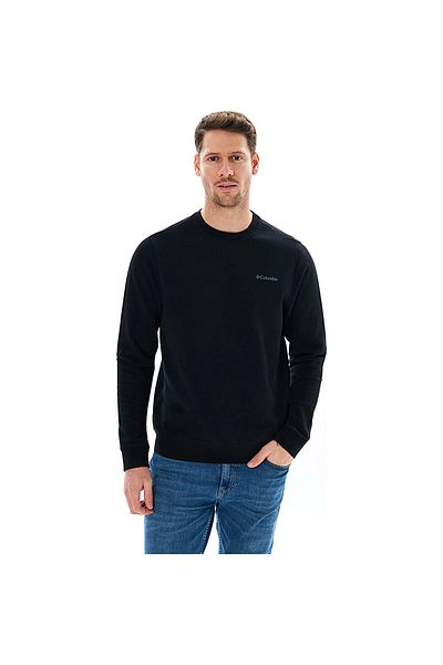 Columbia Hanorac negru pentru exterior pentru bărbați Basic Crew Cs0204-010