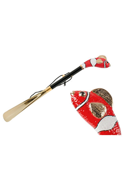 PASOTTI Kırmızı Balık Lüks Ayakkabı Çekeceği H: 50 cm