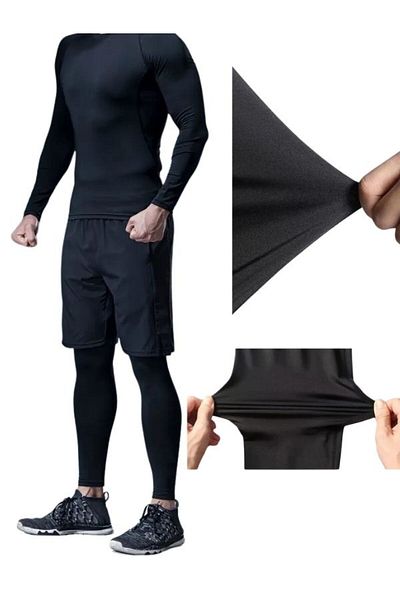 bonbonetti chocolate baby&kids Jambiere lungi de atlet termice, jambiere de fotbal, jambiere sub pantaloni scurți