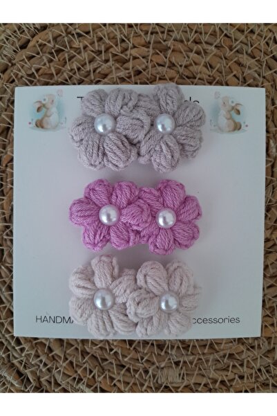 Accessories 3-Piece Hairless Baby Hairpin Colorful Daisies, Baby & Girl & Kid...