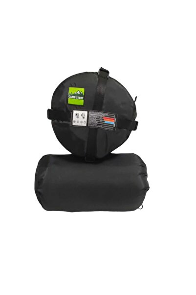 CAMP STORY Neo-23 350 Gr Fabrics+200 Gr Plush with Fleece Hat Double Sleeping Bags Syah