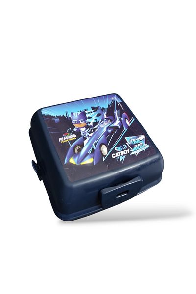 PJMASKS Catboy Licensed 4 Compartment Navy Blue Plastic Lunch Box - Ddcq24426