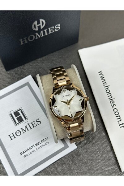 Homies KESME CAM FULL GOLD RENK KADIN KOL SAATİ 2 YIL GARANTİLİ SU GEÇİRMEZ