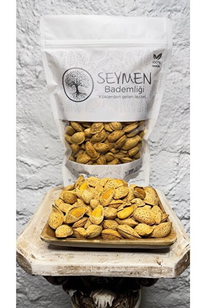 Seymen Bademliği Organik Çiğ Badem Elle Kırılan Çıtır Kabuklu Badem 1 Kg(25.0...