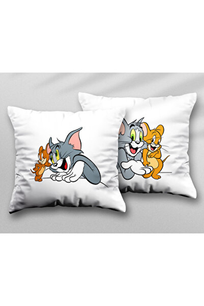 ART HEDİYE Χαριτωμένο Tom and Jerry Two PCS δύο όψεων με εμπριμέ πλενόμενο κά...