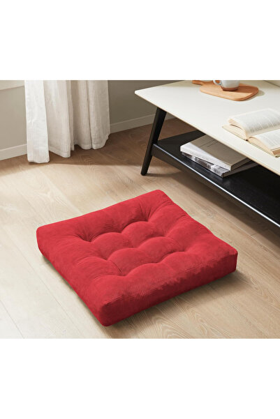 FABRİCAHOME Dekoratif Rual Yer Oturma & Paleti Minderi 55x55x10 cm Yoga Minde...