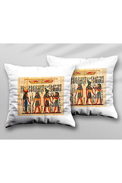 ART HEDİYE Piramida faraonului egiptean - Două bucăți, pernă lavabilă, husă d...