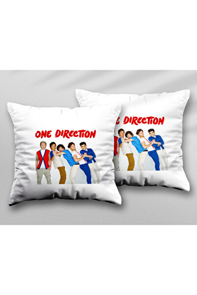 ART HEDİYE One Direction Ablum Două bucăți două fețe imprimate pernă lavabilă husă de pernă