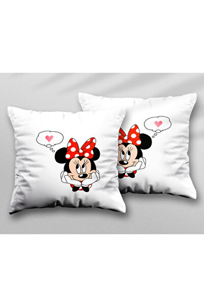 ART HEDİYE Minnie Mouse My Mind Is On You Δύο ΤΕΜ. Κάλυμμα μαξιλαριού με ριχτ...