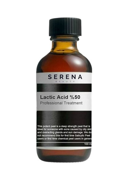 serena beauty Salon Size Lactic Acid 50% - Professional Treatment - 100 ml