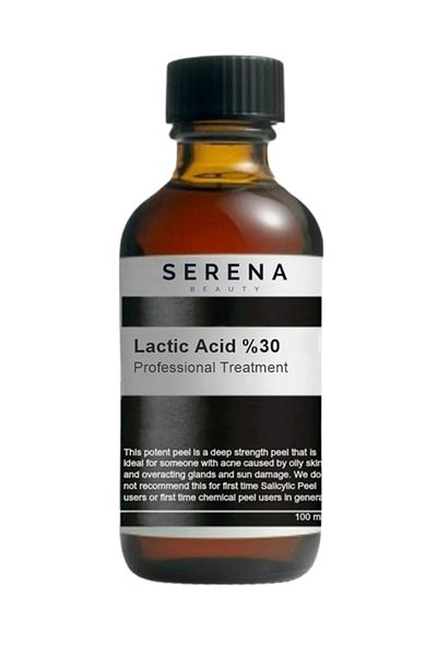 serena beauty Salon Size Lactic Acid 30% - Professional Treatment 100 ml