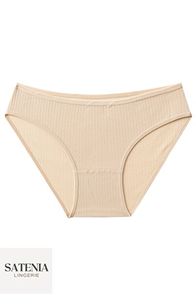 SATENIA LINGERIE Günlük Kadın Pamuklu Fitilli Bikini Külot 5'li Paket
