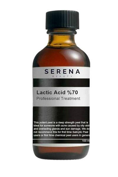 serena beauty Salon Size Lactic Acid 70% - Professional Treatment 100 ml