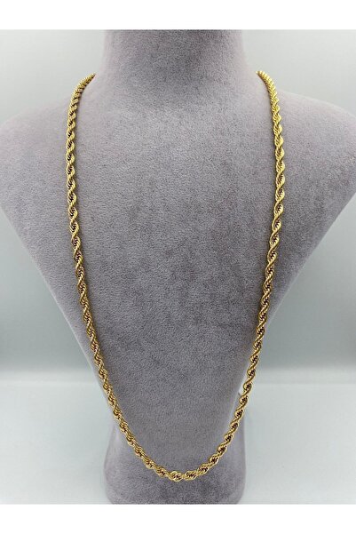 Butik Mara Çelik Burgu Kolye 60 Cm 3 Mm Kalınlık