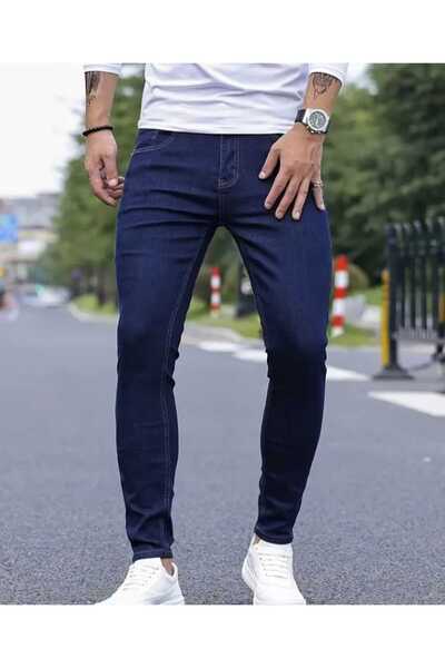 KING SEZAR Blugi slim fit pentru bărbați - Pantaloni din denim